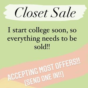 🌿Closet Sale!!🌿 Check it out!!